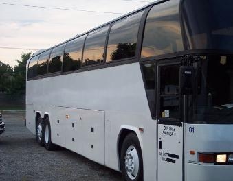 Bus rental in Latvia Riga Setra Neoplan VanHool