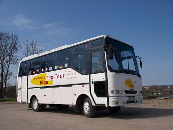 Bus rental in Latvia Riga Iveco